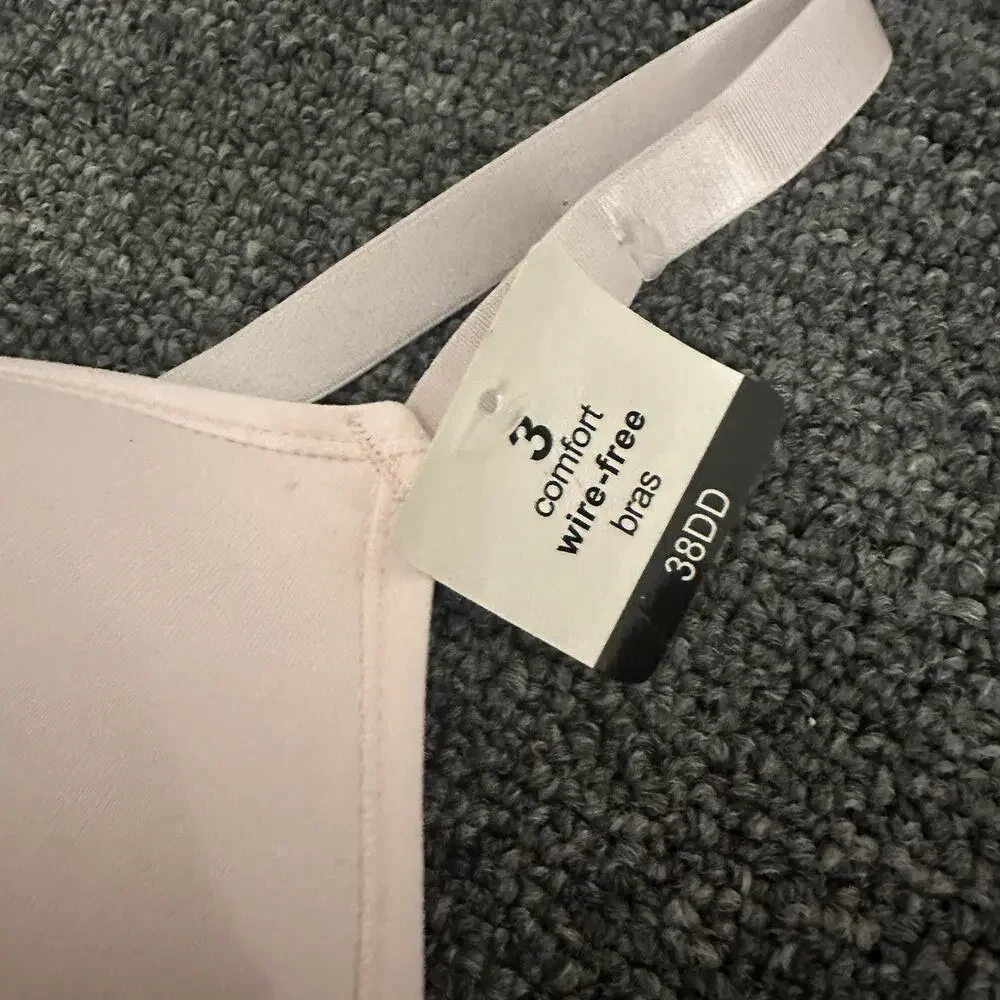 Rene Rofe NWT Comfort Wire Free Molded Padded Cup Beige 38DD - Picture 2 of 4